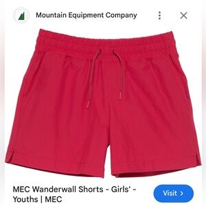 MEC Youth Bold Pink Athletic Shorts